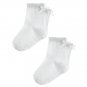 NWT Gymboree Pretty Poppy Baby Girls White Bow Socks 2-Pack 6-12 M 12-24 M
