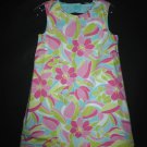 Gymboree Palm Springs Girls Floral Sleeveless Reversible Flamingo Dress Size 5