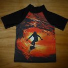 Cherokee Boys Orange Surfer Rash Guard Swim Shirt Size 5T