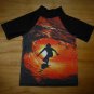 Cherokee Boys Orange Surfer Rash Guard Swim Shirt Size 5T