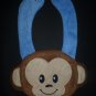 NEW Carter's Blue Monkey Baby Boys Terry Cloth Teething Drool Bib