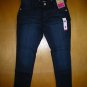 NWT Gymboree Dark Blue Girls Super Skinny Capri Denim Adjustable Waist Jeans 7P