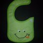 NEW Carter's Unisex Baby Green Frog Teething Baby Bib Water Resistant