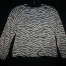 Gymboree Right Meow Animal Tiger Print Girls Rayon Shirt Blouse Size 8