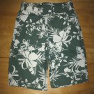 NWT The Children's Place Boys Green Hawaiian Hibiscus Adjustable Waist Shorts 5