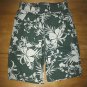 NWT The Children's Place Boys Green Hawaiian Hibiscus Adjustable Waist Shorts 5