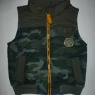 OshKosh Baby Boy Green Camouflage Puffer Vest Size 18 Months