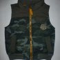 OshKosh Baby Boy Green Camouflage Puffer Vest Size 18 Months
