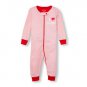 NWT The Children's Place Pink "I Love Daddy" Romper Stretchie Sleeper Pajamas 2T