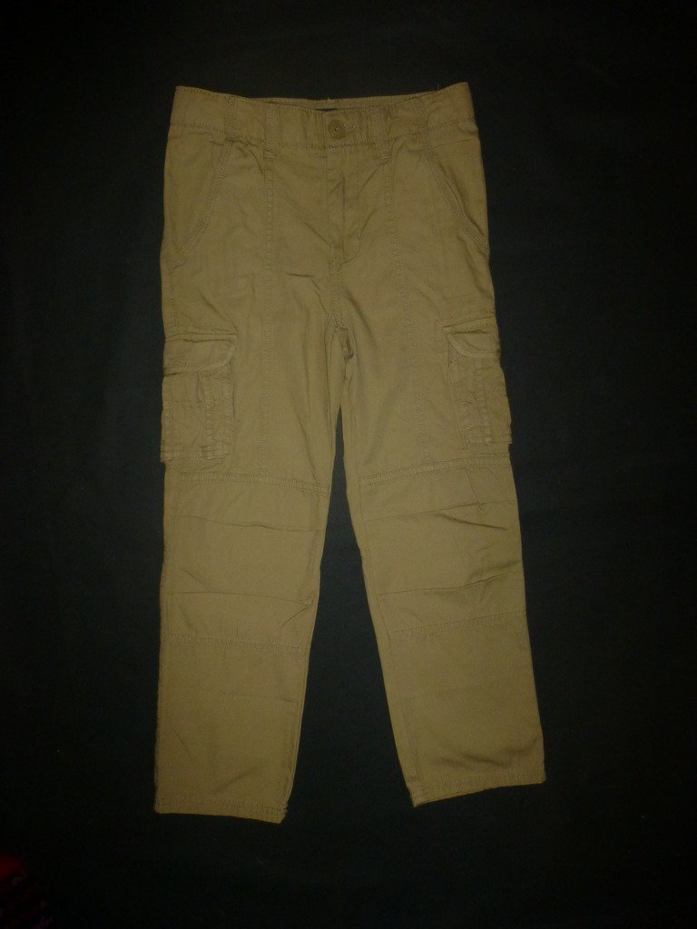 OshKosh B'Gosh Boys Beige Cargo Adjustable Waist Pants Size 8