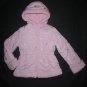KC Collections Girls Pink Hooded Faux Fur Fall Winter Coat Jacket Size 5