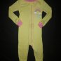 NWT The Children's Place Yellow Rainbow Romper Stretchie Sleeper Pajamas 18-24 M