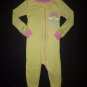 NWT The Children's Place Yellow Rainbow Romper Stretchie Sleeper Pajamas 18-24 M