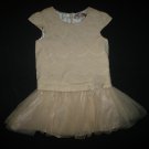 European Boutique Lindex Baby Girl Peach Pink Tutu Dress 18-24 Months Easter