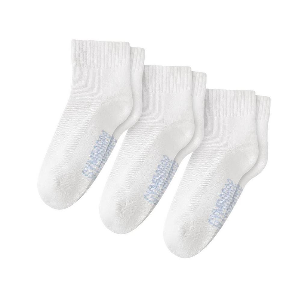NWT Gymboree Boys White Sport Socks 3-Pack 3-4
