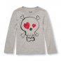 NWT The Childrens Place Heart Skull & Crossbones Baby Boys Gray Shirt 12-18 M