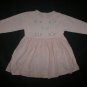 Gymboree Vintage Playful Winter Romance Baby Girl Pink Corduroy Dress 3-6 Months