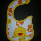 NEW Carter's Yellow Duck Unisex Baby Water Resistant Teething Drool Bib