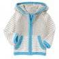 NWT Gymboree Brand New Baby Boys Gray Blue Hooded Cardigan Sweater 12-18 M