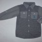 US Polo Assn. Boys Gray Plaid Long Sleeve Button Down Shirt 4T