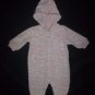 Carter's Baby Girl Pink Zebra Striped Fleece Romper Sleeper 3 Months