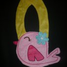 NEW Carter's Pink Bird Baby Girl Terry Cloth Teething Drool Bib