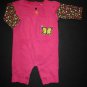 Carters Baby Girl Pink Long Sleeve Butterfly Romper Sleeper 3 Months