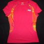 Fila Sport Womens Neon Pink Short Sleeve Athletic Shirt Small