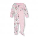 NWT The Children's Place "Cool Like Daddy" Purple Cat Footed Sleeper Pajamas 5T