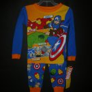 NWT Marvel Avengers Boy Cotton Pajamas Set 3T Hulk Iron Man Captain America Thor