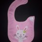 NEW Carter's Pink Easter Bunny Baby Girls Water Resistant Teething Drool Bib