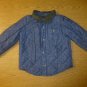 Old Navy Boys Blue Quilted Denim Jacket Coat 18-24 Months