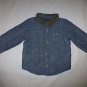 Old Navy Boys Blue Quilted Denim Jacket Coat 18-24 Months