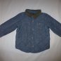 Old Navy Boys Blue Quilted Denim Jacket Coat 18-24 Months