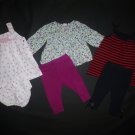 Baby Girl Spring Summer Clothes Lot 3-6 M Gap Mud Pie Carters Chaps Burts TCP