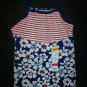 NWT Jumping Beans Girls Sleeveles 4th of July Patriotic Spagheti Strap Shirt 4