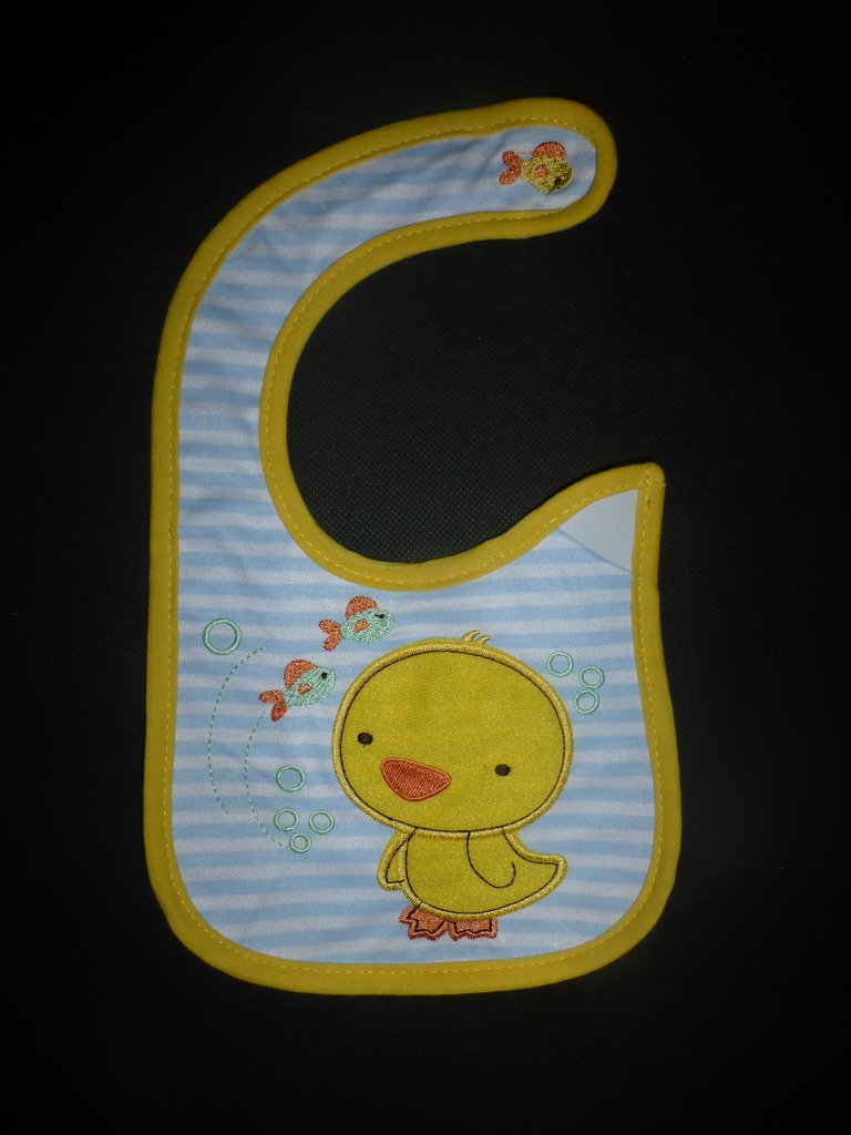 NEW Carter's Blue Duck Fish Unisex Baby Water Resistant Teething Drool Bib