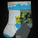 NWT Jumping Beans Boys Monster Crew Socks 4-Pack 12-24 Months