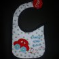 NEW Carter's Daddy's Little Driver Car Baby Boys Water Resistant Teething Bib