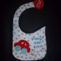 NEW Carter's Daddy's Little Driver Car Baby Boys Water Resistant Teething Bib