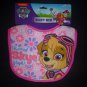 NWT Nickelodeon Paw Patrol Skye Pink Terry Cloth Baby Girls Teething Bib