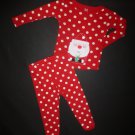 Carter's Baby Girl Red Santa Long Sleeve Christmas Pajamas Set 18 Months
