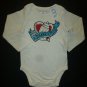 NWT The Childrens Place Baby Boy White Sucker for Milk Bodysuit 12-18 Months