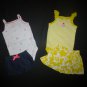 Carter's Baby Girl Summer Outfits Rompers Dresses Clothes Lot 3-6 Months