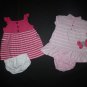 Carter's Baby Girl Summer Outfits Rompers Dresses Clothes Lot 3-6 Months