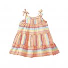 NWT Gymboree Seashore Smiles Baby Girls Multi-Stripe Dress 3-6 Months