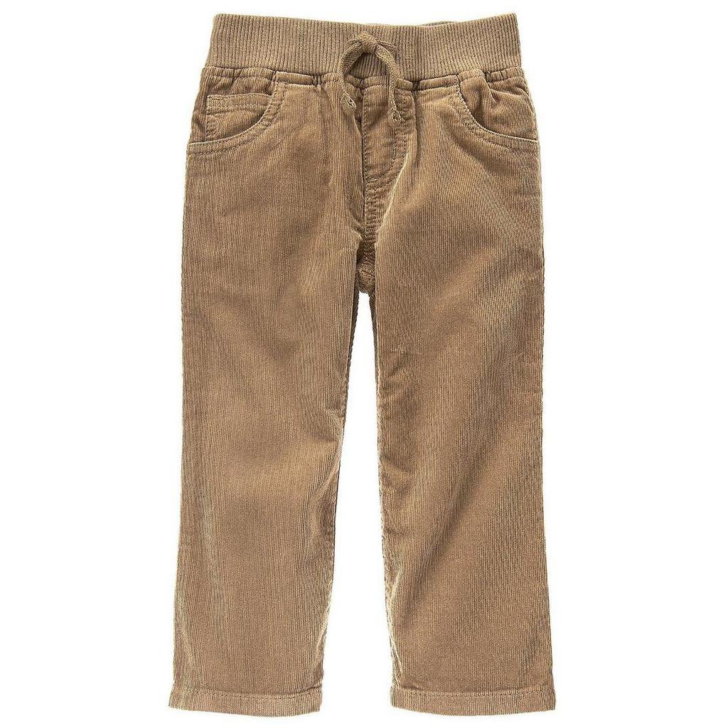 NWT Crazy 8 Boys Beige Pull On Drawstring Corduroy Pants 4T