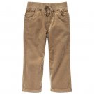 NWT Crazy 8 Boys Beige Pull On Drawstring Corduroy Pants 4T