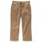 NWT Crazy 8 Boys Beige Pull On Drawstring Corduroy Pants 4T