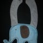 NEW Carter's Elephant Blue Terry Cloth Unsiex Baby Teething Drool Bib